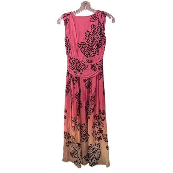Anthropologie Verb by Pallavi Singhee V-Neck Ombre Maxi Dress Size XXS - Picture 5 of 10